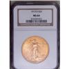 Image 1 : 1913-D $20 MS64 NGC. An elegant example with highly lu 