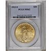 Image 3 : 1913-S $20 MS62 PCGS. The strike is a bit blunt on Lib 