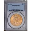 Image 1 : 1915-S $20 MS65 PCGS. An orange-gold gem with radiant 