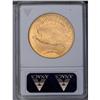 Image 2 : 1922-S $20 --Cleaned--ANACS. Unc. Details, Net AU55. Th 