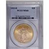 Image 3 : 1923-D $20 MS66 PCGS. This original Premium Gem has pa 