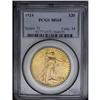 Image 1 : 1924 $20 MS65 PCGS. Even in lowered relief, the Saint- 