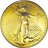 1999 G$50 One-Ounce Gold Eagle--Struck Through Obverse 
