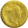 Victoria young head Obverse Brockage half-sovereign, 18 