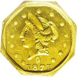 1871 50C BG-924 MS64 Deep Prooflike NGC. Intense and f 