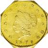 1875 $1 Liberty Octagonal 1 Dollar, BG-1111, High R.7, 