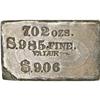 AA Silver Ingot. Abadie & Arnolds, Leadville, ca. 1880- 