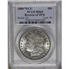 Image 3 : 1880/79-CC S$1 Reverse of 1878 MS65 PCGS. VAM-4. A Top 
