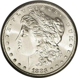 1883-S S$1 MS64 PCGS. Quite a sharp strike with brilli 