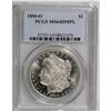 Image 1 : 1890-O S$1 MS64 Deep Mirror Prooflike PCGS. A flashy p 