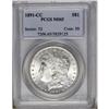 Image 3 : 1891-CC S$1 MS65 PCGS. VAM-3. Top 100 Variety. The ''S 
