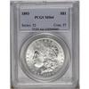 Image 3 : 1893 S$1 MS64 PCGS. Virtually untoned, with bright, lu 