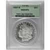 1897-S S$1 MS64 Prooflike PCGS. Sparkling luster with 
