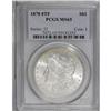 Image 1 : 1878 8TF S$1 MS65 PCGS. The earlier reverse, with eigh 