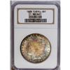 Image 1 : 1878 7/8TF S$1 Strong MS64 NGC. VAM-36. Lustrous and w 