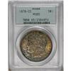 Image 1 : 1878-CC S$1 MS65 PCGS. A lustrous Gem toned in red and 