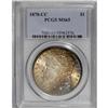 Image 1 : 1878-CC S$1 MS65 PCGS. Swirling orange, red, and elect 