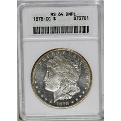 1878-CC S$1 MS64 Deep Mirror Prooflike ANACS. VAM-11. 