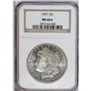 Image 3 : 1879 S$1 MS66 S NGC. Flashy luster and the absence of 