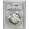 Image 3 : 1879-CC S$1 MS64 PCGS. Typically frosty for the issue, 
