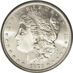 1879-S S$1 MS68 PCGS. This semi-prooflike Superb Gem i 