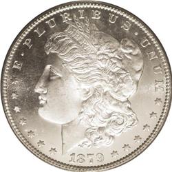 1879-S S$1 MS66 Deep Mirror Prooflike PCGS. This Gem e 