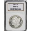 Image 1 : 1880-CC S$1 MS65 Prooflike NGC. Nearly untoned surface 