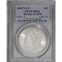 1880/79-CC S$1 Reverse of 1878 MS64 PCGS. VAM-4. A Top 