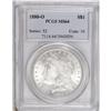 Image 1 : 1880-O S$1 MS64 PCGS. The obverse surfaces are brillia 