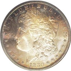1880-S S$1 MS66 PCGS. Huge amounts of eye appeal are a 