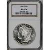 Image 1 : 1880-S S$1 MS67 S NGC. Untoned with frosty-white lust 