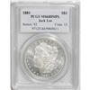 Image 3 : 1881 S$1 MS64 Deep Mirror Prooflike PCGS. Ex: Jack Lee 