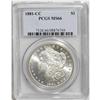Image 1 : 1881-CC S$1 MS66 PCGS. Sharply struck for this issue w 