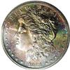 1881-S S$1 MS66 PCGS. Vivid fire-red, apple-green, and 