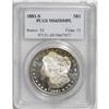 Image 1 : 1881-S S$1 MS65 Deep Mirror Prooflike PCGS. A light bl 
