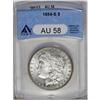 1884-S S$1 AU58 ANACS. Only light wear keeps this coin 