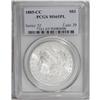 Image 1 : 1885-CC S$1 MS65 Prooflike PCGS. Lightly frosted with 