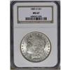 Image 1 : 1885-O S$1 MS67 NGC. An attractive Superb Gem with sub 