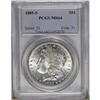 Image 1 : 1885-S S$1 MS64 PCGS. Virtually untoned with some cont 