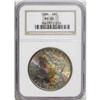 Image 3 : 1886 $1 MS65 NGC. The sumptuously toned obverse is ton 