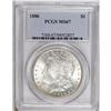 1886 S$1 MS67 PCGS. Intermittent golden toning at the 
