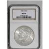 Image 1 : 1886-S S$1 MS64 NGC. Choice and highly lustrous, with 