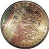 Image 1 : 1887 S$1 MS66 S NGC. Ex: Binion Collection. Vibrant d 