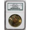 Image 3 : 1887 S$1 MS66 S NGC. Ex: Binion Collection. Vibrant d 