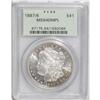 Image 3 : 1887/6 S$1 MS64 Deep Mirror Prooflike PCGS. VAM-2. Top 