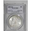 Image 1 : 1887/6-O S$1 MS63 PCGS. VAM-3. A Top 100 Variety. The 
