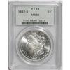 Image 3 : 1887-S S$1 MS65 PCGS. Highly lustrous, brilliant, and 