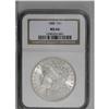 Image 1 : 1888 $1 MS66 NGC. A smooth and satiny coin with light 