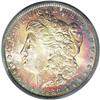 Image 1 : 1888-O S$1 MS66 PCGS. Luminous multicolored rainbow-li 