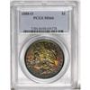 Image 3 : 1888-O S$1 MS66 PCGS. Luminous multicolored rainbow-li 